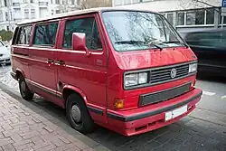 VW Transporter T3 facelift