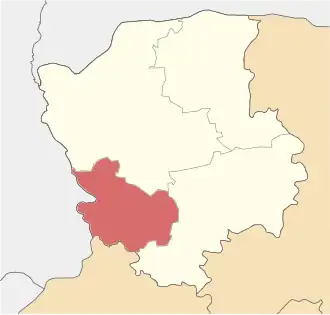 Poloha rajónu ve Volyňské oblasti