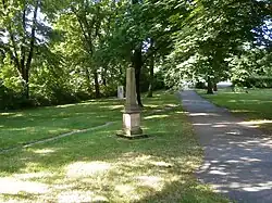 Centrální část sadů