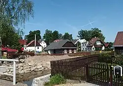 Zástavba za Vortovským potokem