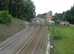 Nádraží ve Voticích po modernizaci