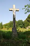 Kříž ve vesnici