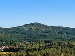 Vrch Dub z hradu Jestřebí