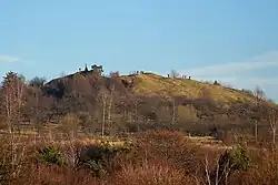 Vrch Mužský z plošiny Hrada