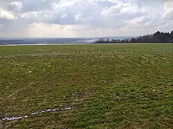 Pohled z Končiny směrem na Plesnou a Ostravu