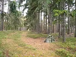 Temeno hory Paterák (814 m) v Brdech