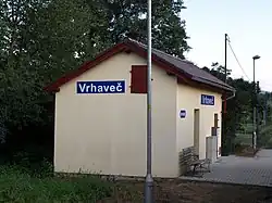 Železniční zastávka Vrhaveč