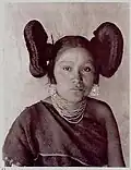 Indiánka kmene Hopi, cca 1886