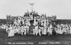 VIII. Všesokolský slet v Praze (pohlednice, 1926)