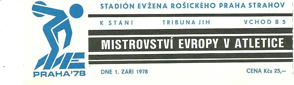 Vstupenka na ME 1978