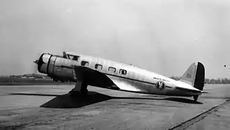 Vultee V-1A (výr. č. 2, NC13764, American Airlines)