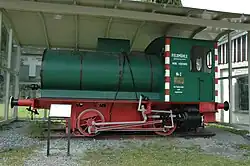 Dampfspeicherlokomotive im Maschinen- und Heimatmuseum Eslohe
