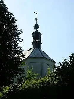 Kaple sv. Anny od severozápadu (Vyskeř)