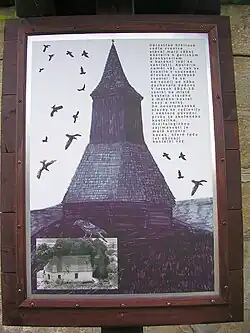 Infotabule zvonice ve Vyskeři