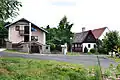 Domky v severní části vesnice
