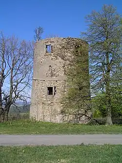 zřícenina větrného mlýna