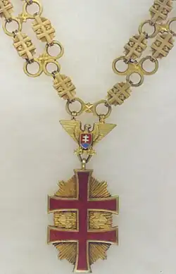 Velký kříž Slovenského válečného vítězného kříže