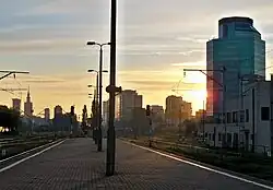 Pohled na nástupiště