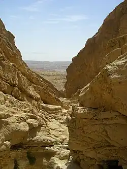 Soutěska na toku Nachal Akrabim