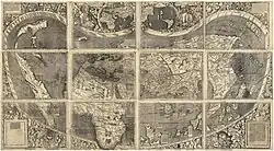 Universalis Cosmographia, Waldseemüllerova nástěnná mapa z roku 1507