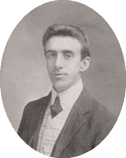 Portrét Wallace Hartleyho publikovaný v The Illustrated London News (květen 1912)