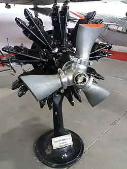 Walter Bora II-R (hvězdicový, pístový devítiválec)