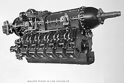 Walter Minor 12 I-MR, letecký vzduchem chlazený motor (1939)