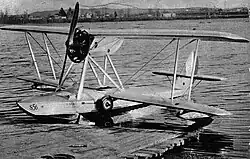 Walter Venus a letadlo Savoia-Marchetti S.56