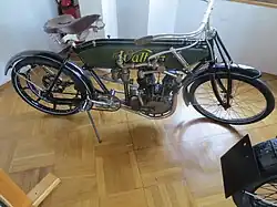 Walter typ B (1913) v expozici na hradě Kámen 2019