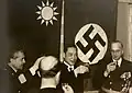 Wang Ťing-wej na německé ambasádě v roce 1941