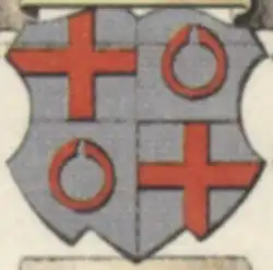 Znak Mikuláše jako biskupa kostnického (1383–1387)