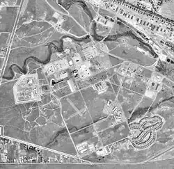 Satelitní snímek základny (1994)