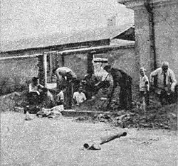 Varšavské povstání – příkop na Towiańskiego třídě