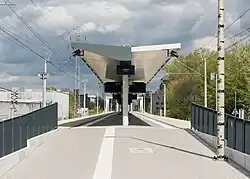 Přístup na nástupiště z jižní strany