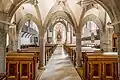 Interier kostela Nanebevzetí Panny Marie