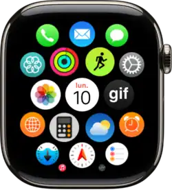 Watchos - Zobrazení aplikací (mřížka)