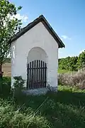 Wayside chapel in Rohy, Třebíč District.JPG