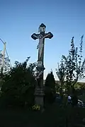 Wayside cross in Rousměrov, Žďár nad Sázavou District.jpg