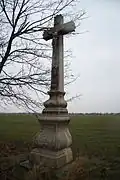 Wayside cross south of Jaroměřice nad Rokytnou, Třebíč District.JPG