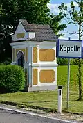 Kaple při vjezdu do Kapelln