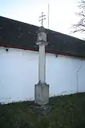Wayside shrines in Třebelovice, Třebíč District.JPG