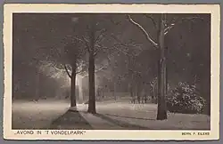 Vondelpark, asi 1920