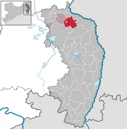 Weißkeißel na mapě