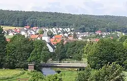 Twiste u města Warburg (místní část Welda)