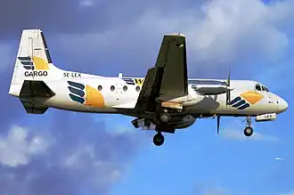 Hawker Siddeley HS-748 Srs2/244 (SE-LEX, West Air Sweden)