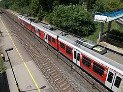 Pohled na zastávku.