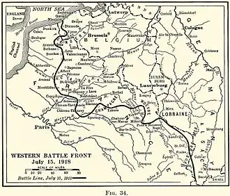 Nejzazší čára německého postupu (15. července 1918)