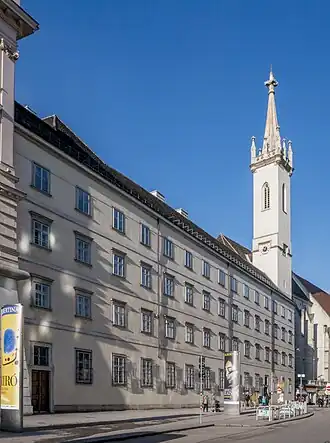 Augustiniánský kostel, ve kterém se hrobka nachází