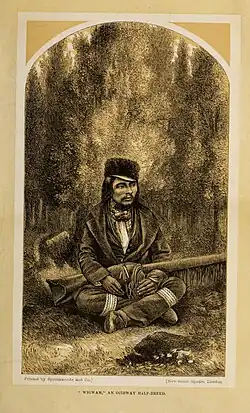 Wigwam, Ojibway Half-Breed, 1860