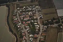 Letecký pohled na Megadim